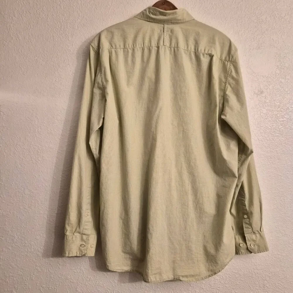 Banana Republic Men's Long-sleeve Button-down Collared Shirt: Spring Green: M